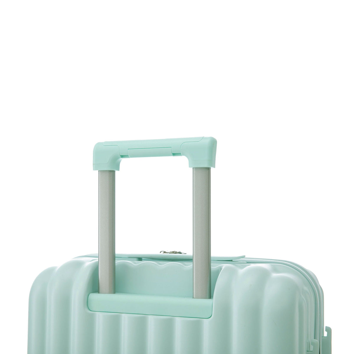 3-piece spinner luggage set in mint green with telescoping handle on Tampa Home & Garden Store