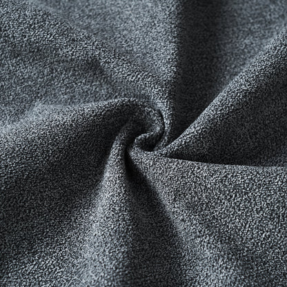 2-Piece 109in L-Shape Convertible Sofa in gray textured fabric close-up on Tampa Home & Garden Store