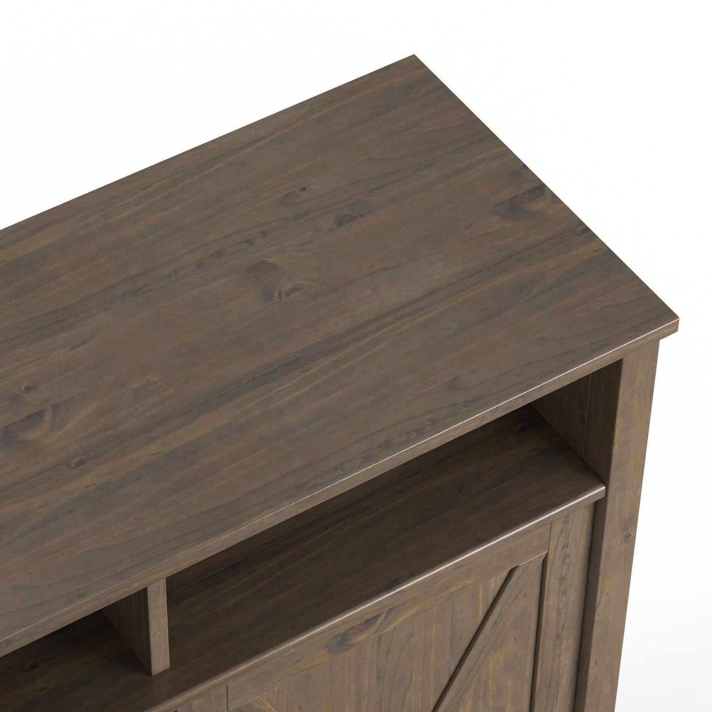 Ela Medium Storage Cabinet smoky brown wood finish, accent cabinet on Tampa Home & Garden Store