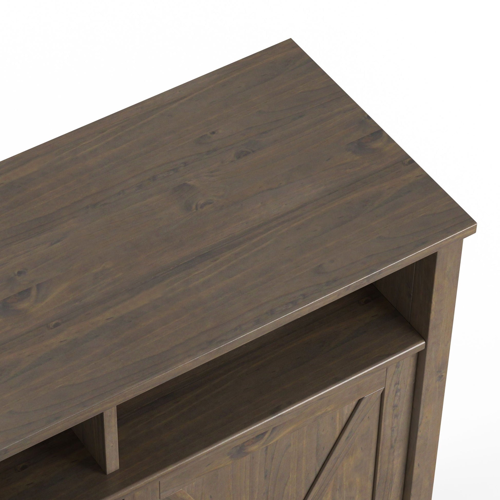Ela Medium Storage Cabinet smoky brown wood finish, accent cabinet on Tampa Home & Garden Store