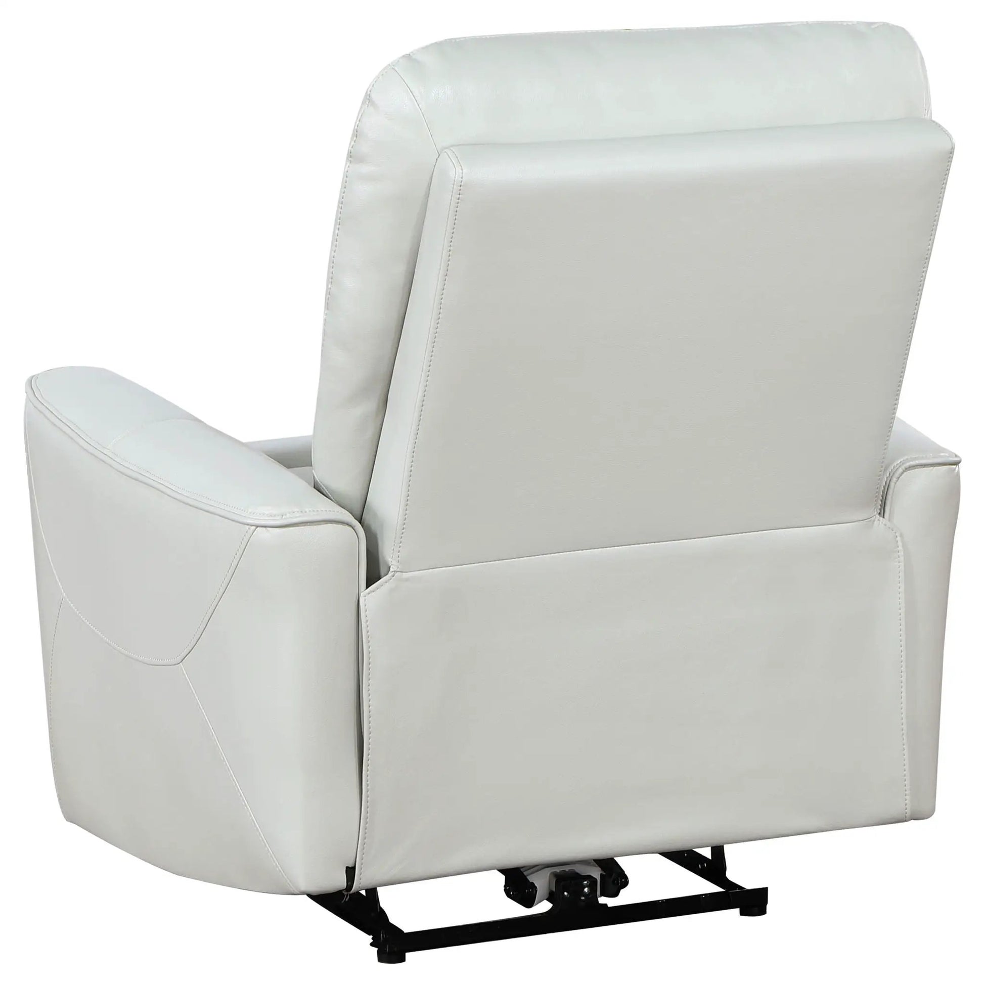 Gray Dove upholstered power recliner chair with USB, smooth recline, Unique Piece Furniture on Tampa Home & Garden Store