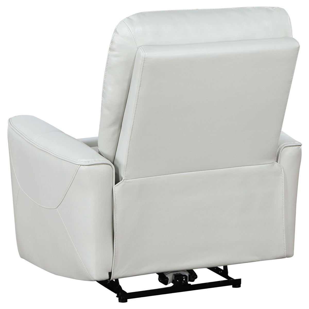 Dove upholstered power recliner chair gray with USB charging and smooth recline on Tampa Home & Garden Store