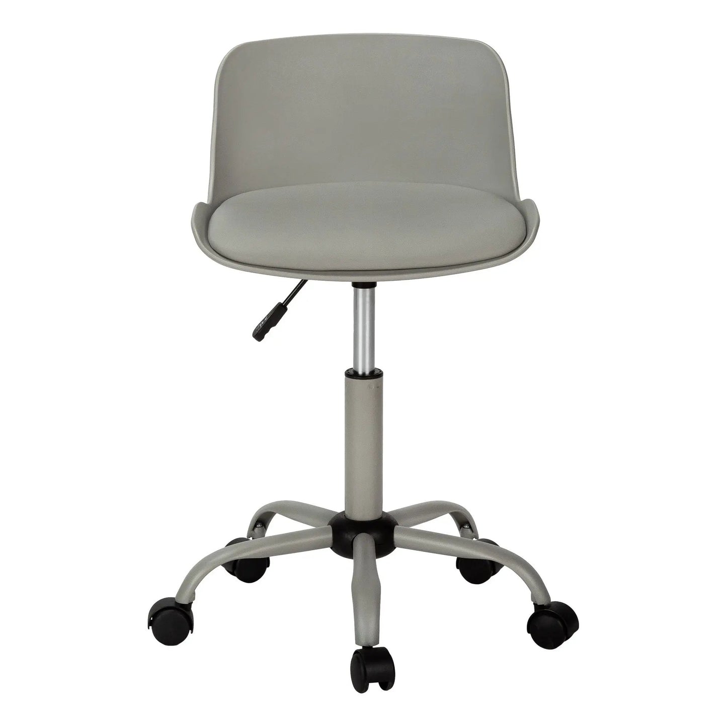 Office chair in gray with adjustable-height lever and rolling casters Unique Piece Furniture on Tampa Home & Garden Store