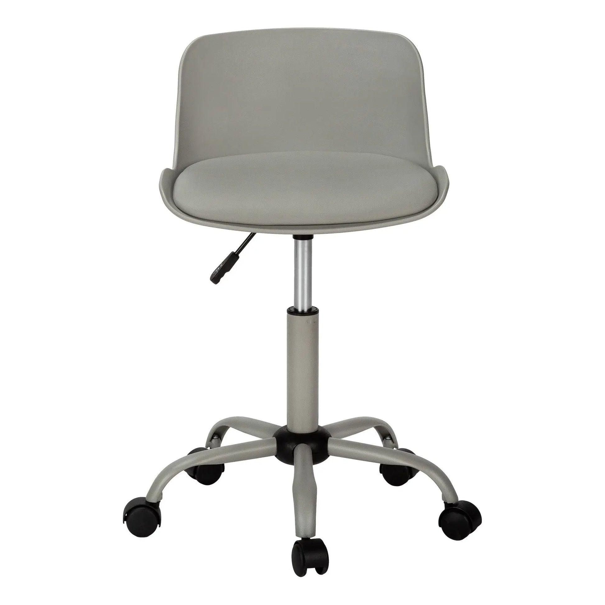 Office chair in gray with adjustable-height lever and rolling casters Unique Piece Furniture on Tampa Home & Garden Store