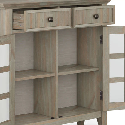 Acadian Handcrafted Entryway Storage Cabinet