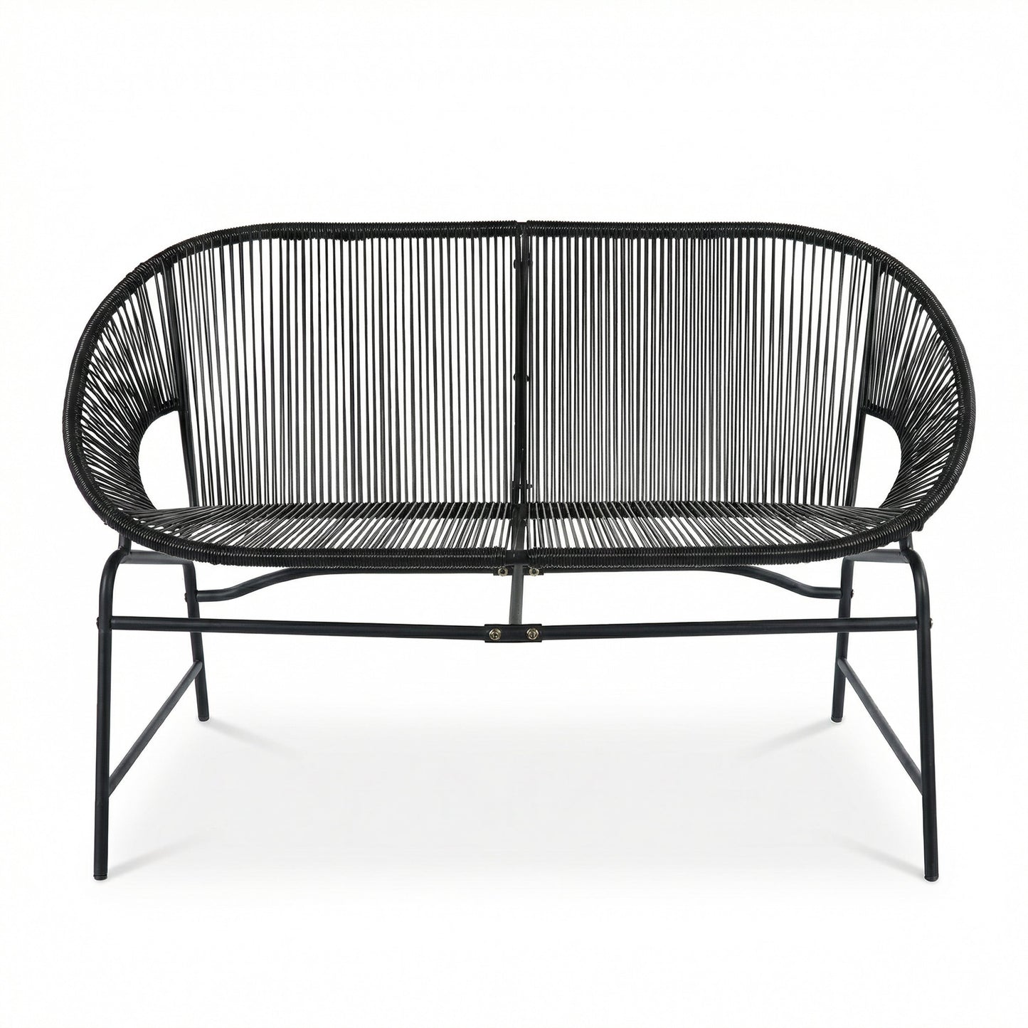 Nusa Outdoor Patio 4 Piece Chat Set with Table