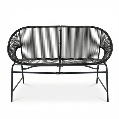 Nusa Outdoor Patio 4 Piece Chat Set with Table