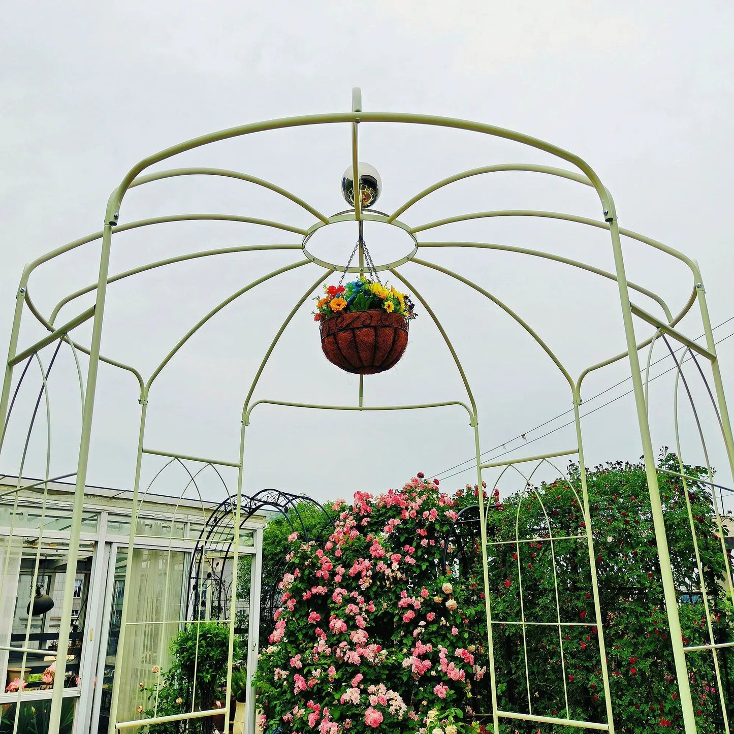 Metal Garden Arch Gazebo for Wedding Ceremony