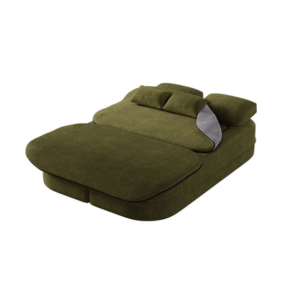 Foldable Sofa Bed with a Multi Functional Blanket