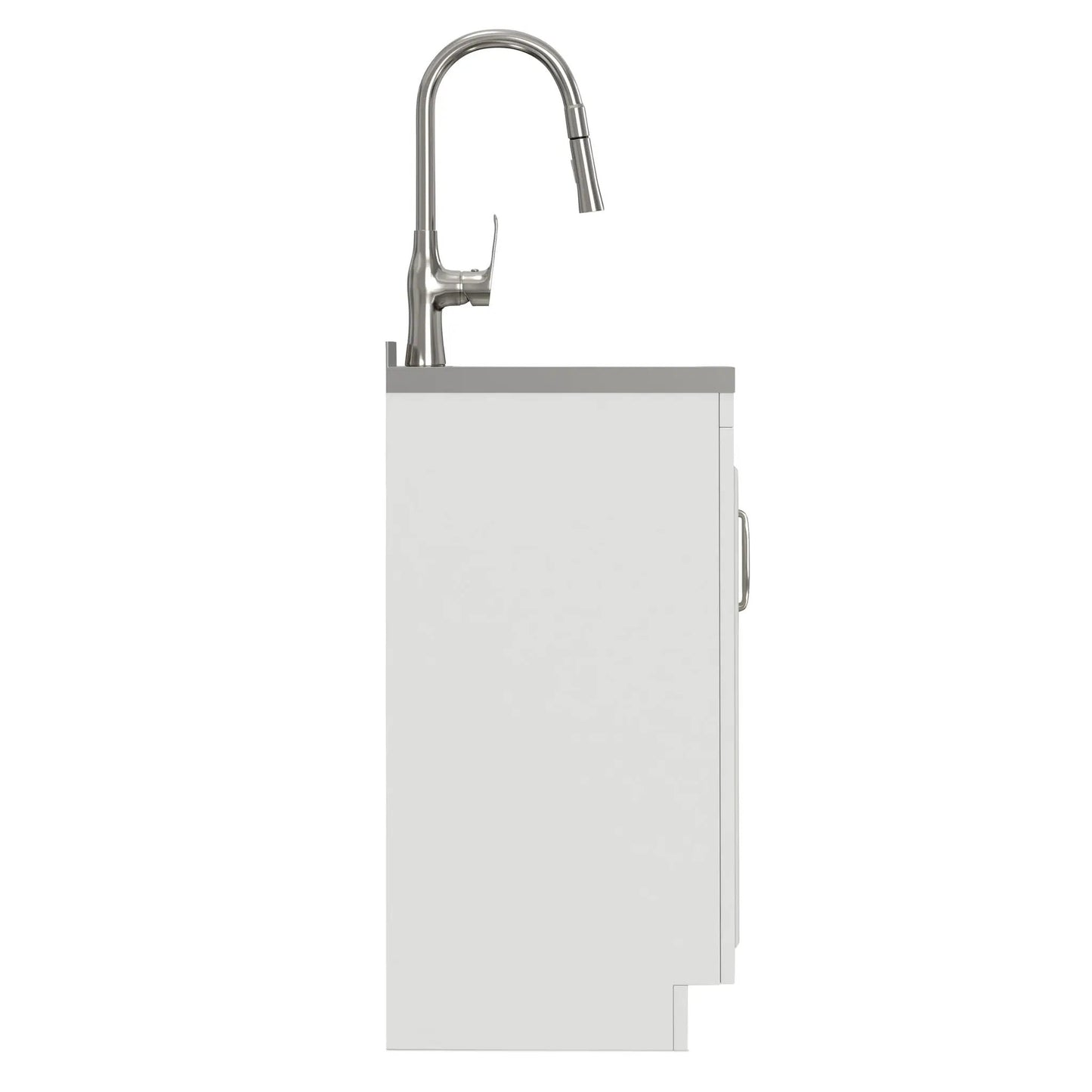 Darwin Laundry Cabinet with pullout faucet and stainless steel sink, Unique Piece Furniture on Tampa Home & Garden Store