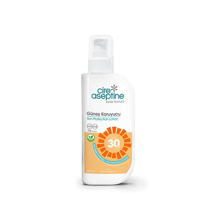Cire Aseptine Sunscreen Lotion SPF 30 by Beauty Care Bag, vegan, water resistant 200 ml bottle on Tampa Home & Garden Store