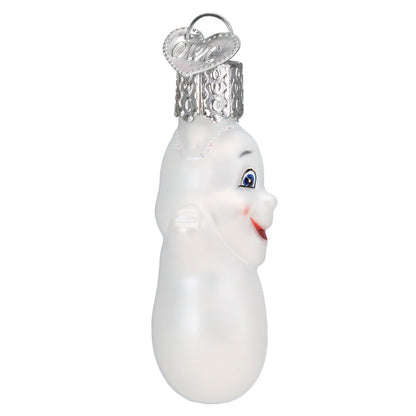 Adorno de cristal con forma de mini fantasma de gomita