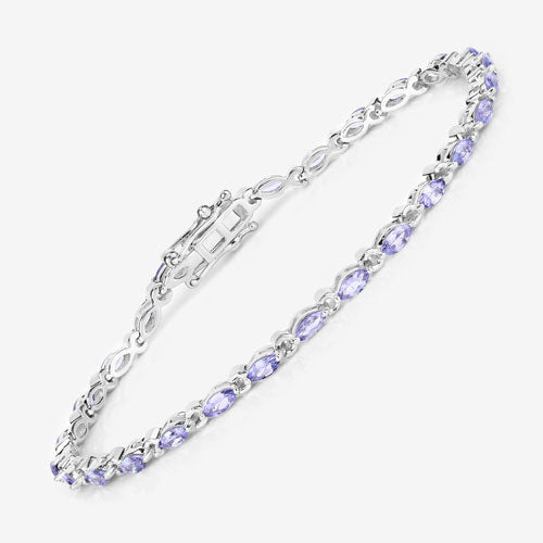 Bracelet 3.78ct Tanzanite .925 Sterling Silver by Bids.com on Tampa Home & Garden Store