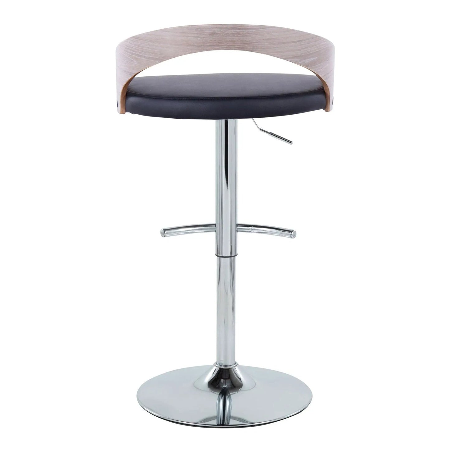 Grotto Adjustable Barstool with Swivel Footrest