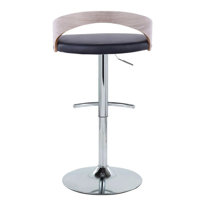 Grotto Adjustable Barstool with Swivel Footrest