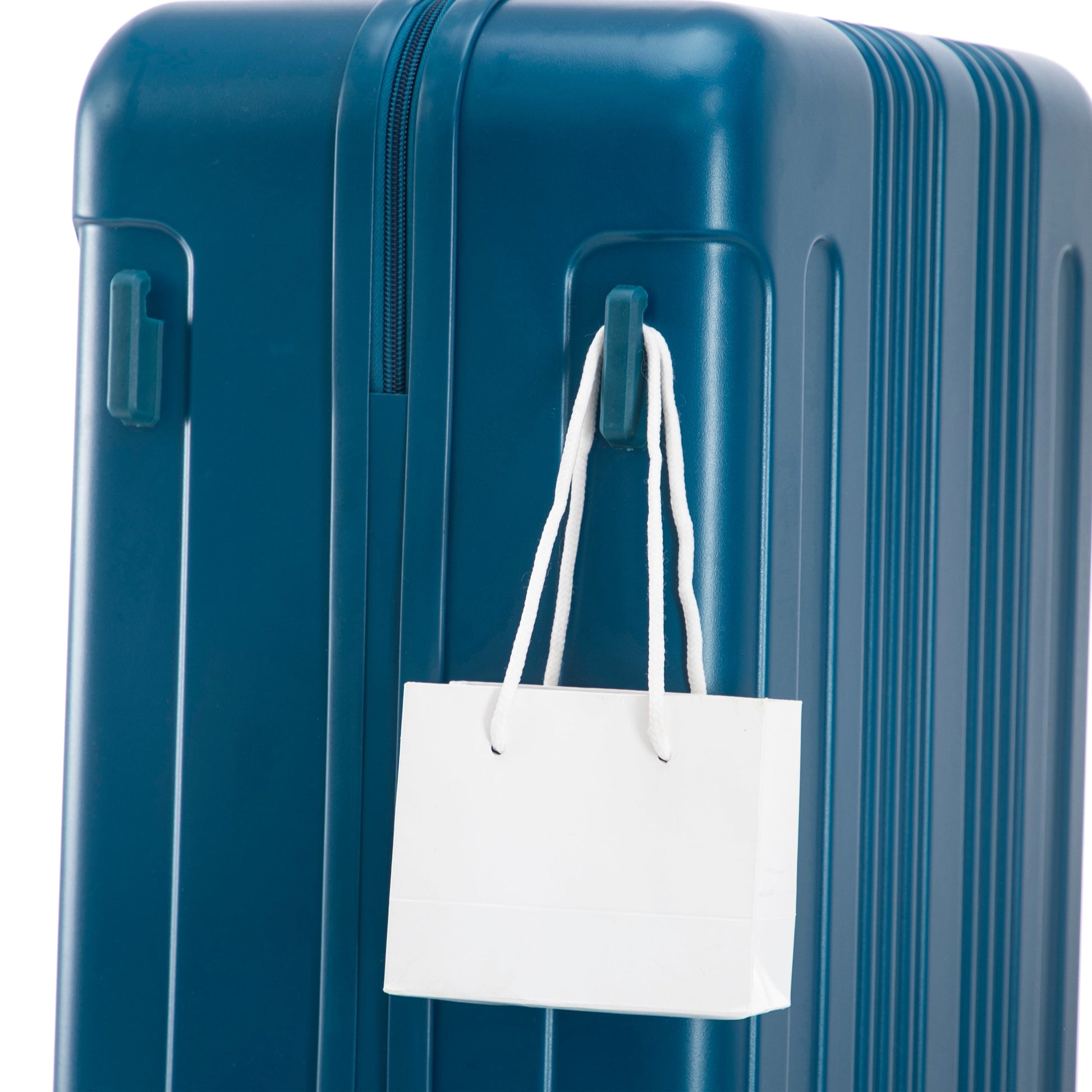 3-Piece ABS Spinner Luggage Set in dark blue by HouseOfZazla, 20/24/28in on Tampa Home & Garden Store