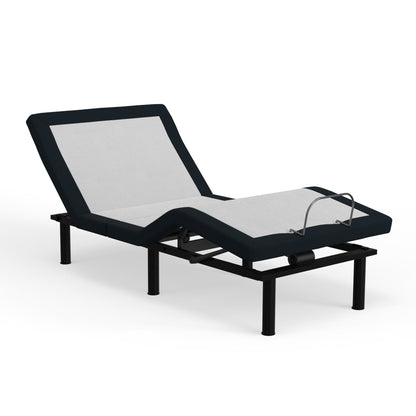 Model 3 Adjustable Base Twin Long zero clearance bed base with dark frame and light gray deck on Tampa Home & Garden Store
