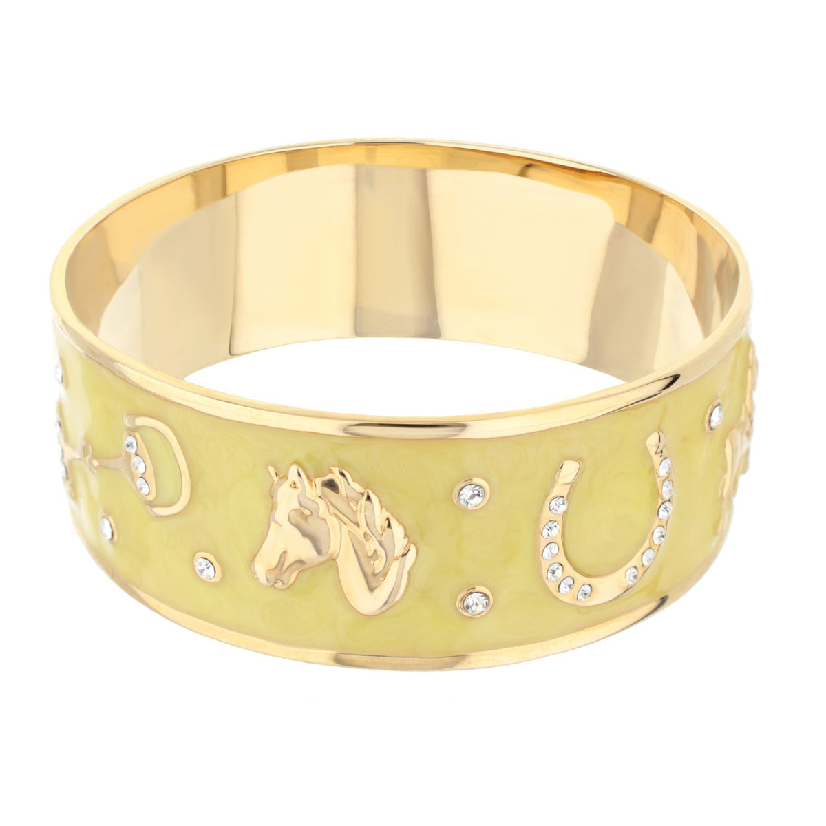 Equestrian Bangle Russet Horse Head bracelet by Lauren G Adams slip-on on Tampa Home & Garden Store