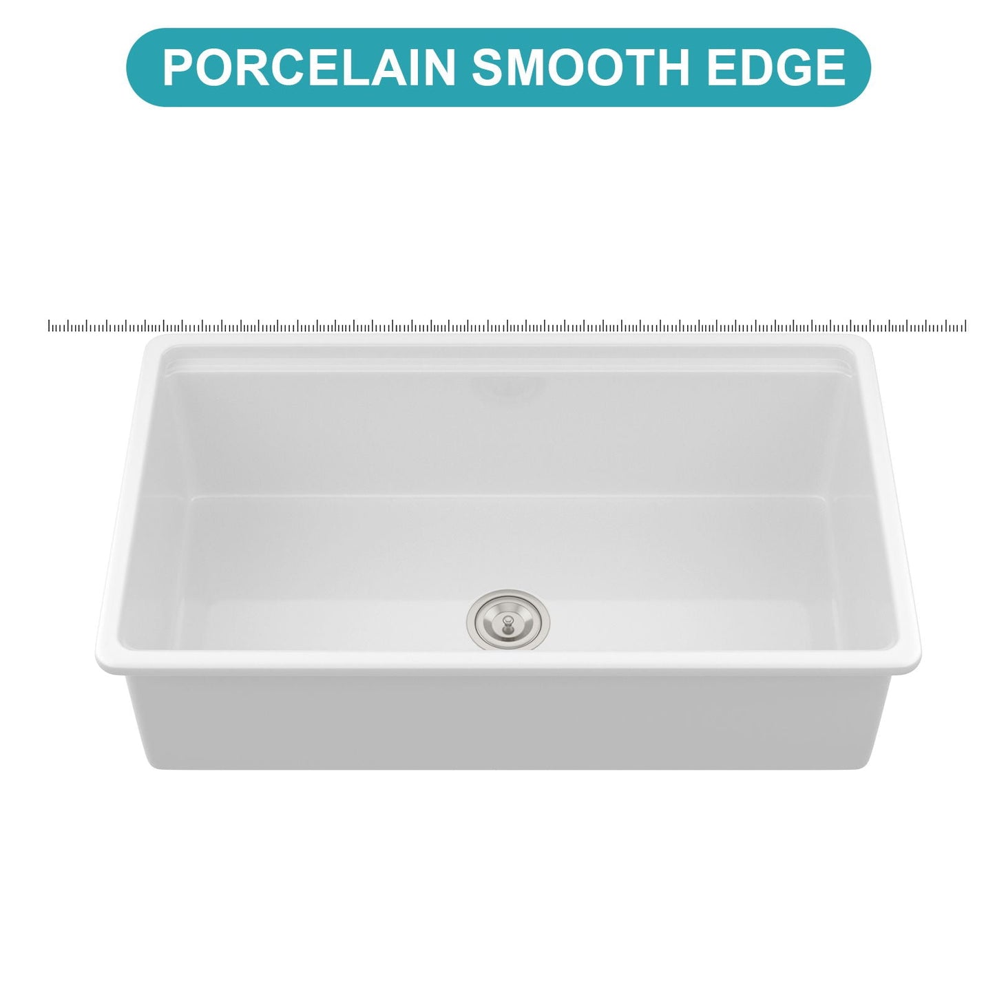Undermount Workstation and Ceramic Kitchen Sink