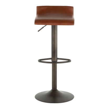 Ale Industrial Barstool Set of 2 Adjustable