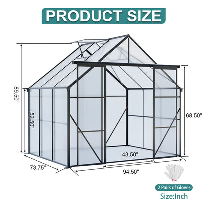 Heavy Duty Double Door Polycarb House and Pegs