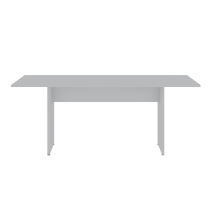 Nomad dining table with Protouch wood-grain finish in gray by HouseOfZazla on Tampa Home & Garden Store