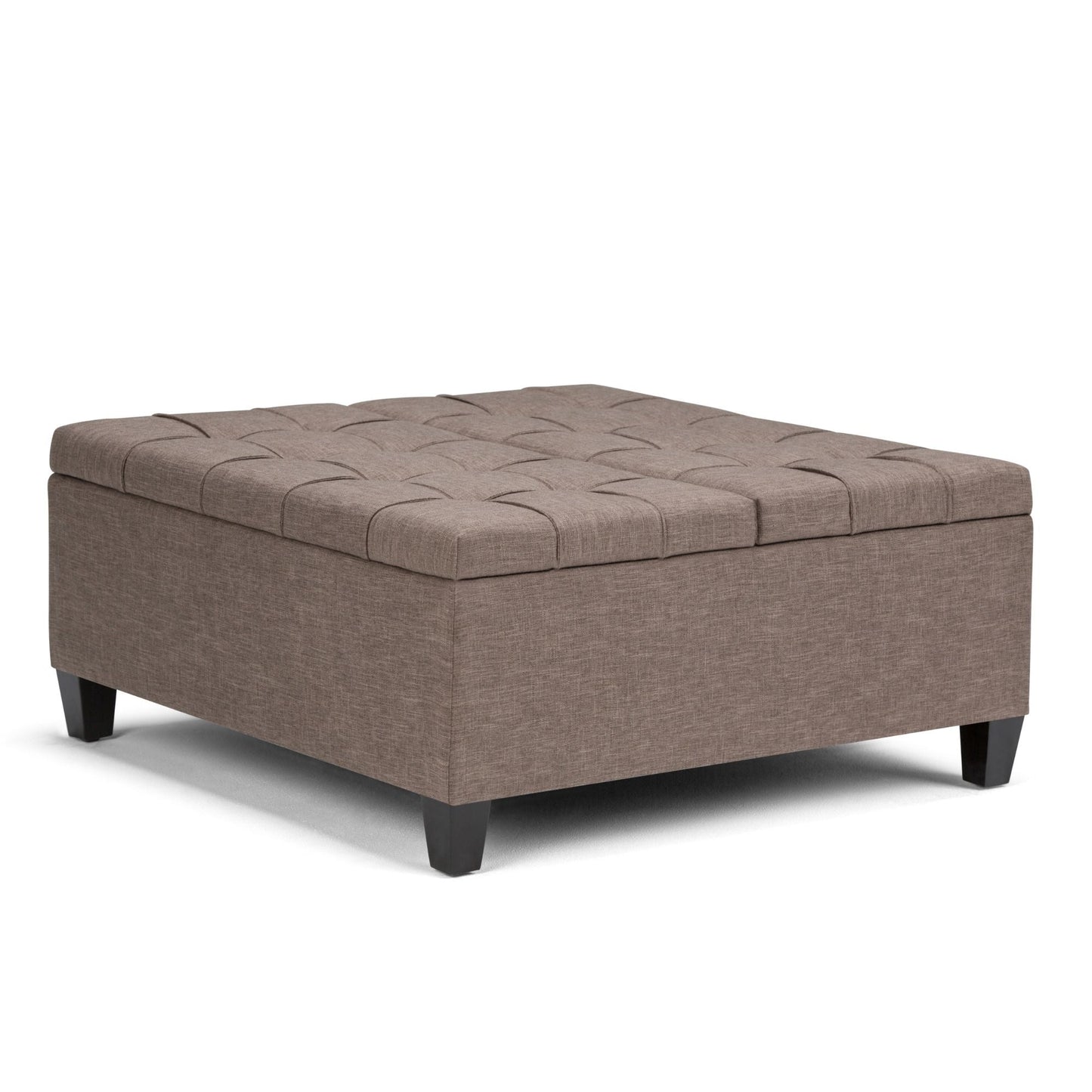 Harrison Upholstered Coffee Table Storage Ottoman
