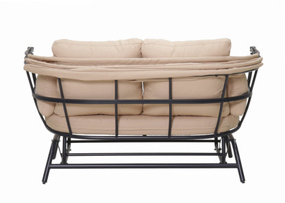2 Person Outdoor Swing Chair and Canopy