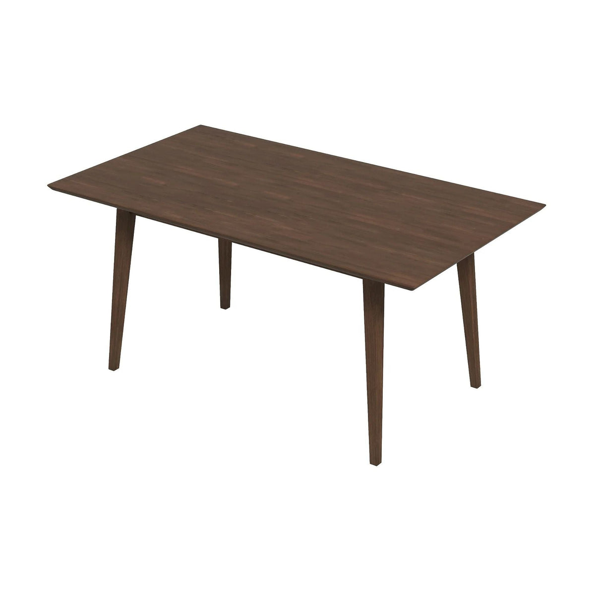 Mary modern style rectangular dining table in dark wood finish with tapered legs HouseOfZazla on Tampa Home & Garden Store