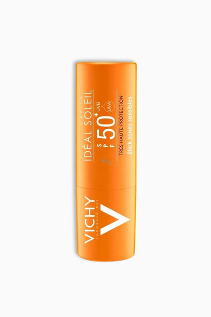 Vichy Capital Soleil SPF50+ Sunscreen Stick orange tube for sensitive skin on Tampa Home & Garden Store