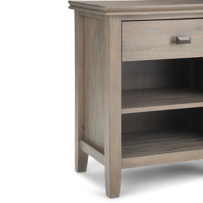 Artisan Handcrafted Bedside Table with Drawer