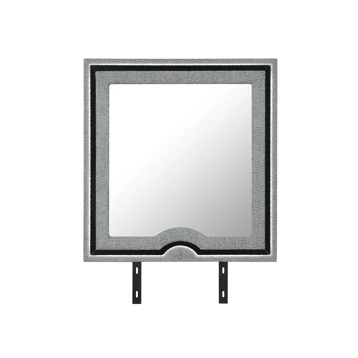 Isaiah Mirror With Upholstered Frame LED Lighting