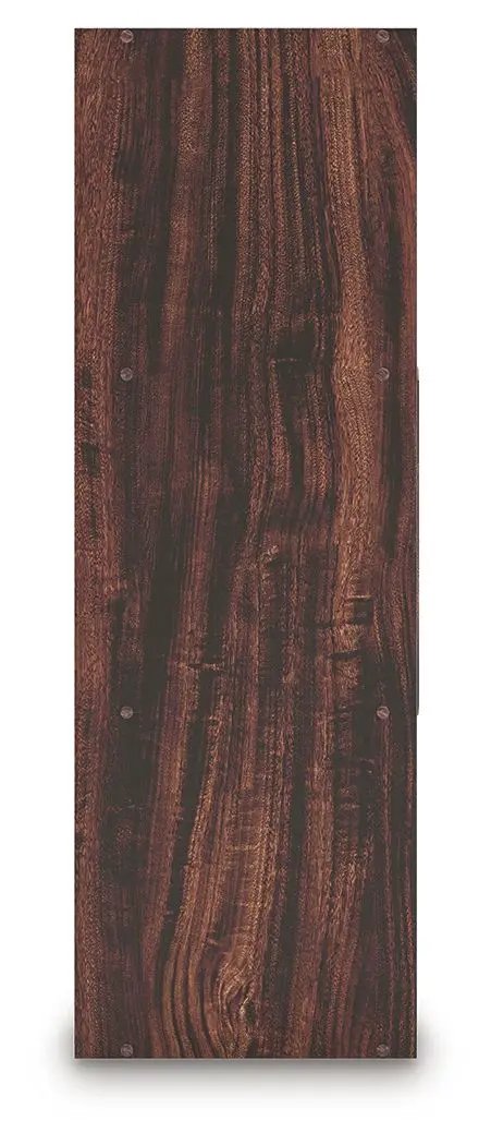 Glosmount Cube Organizer panel in dark wood grain with visible screws by Unique Piece Furniture on Tampa Home & Garden Store