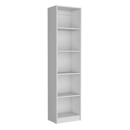 White HouseOfZazla bookcase from a 3-piece living room set with multiple open shelves on Tampa Home & Garden Store
