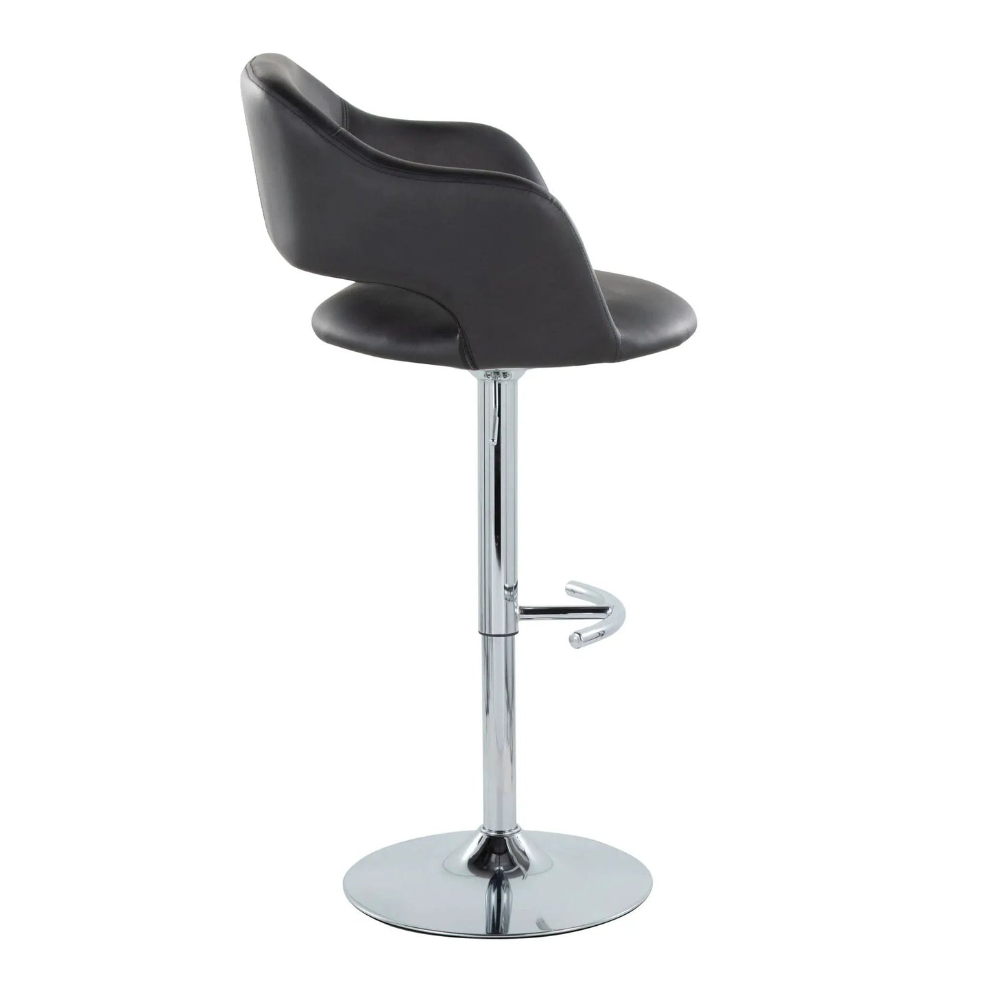 Margarite Contemporary Adjustable Barstool Swivel