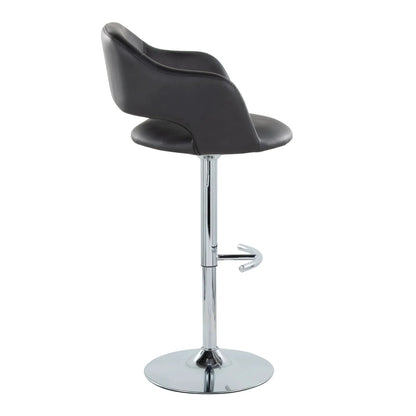 Margarite Contemporary Adjustable Barstool Swivel