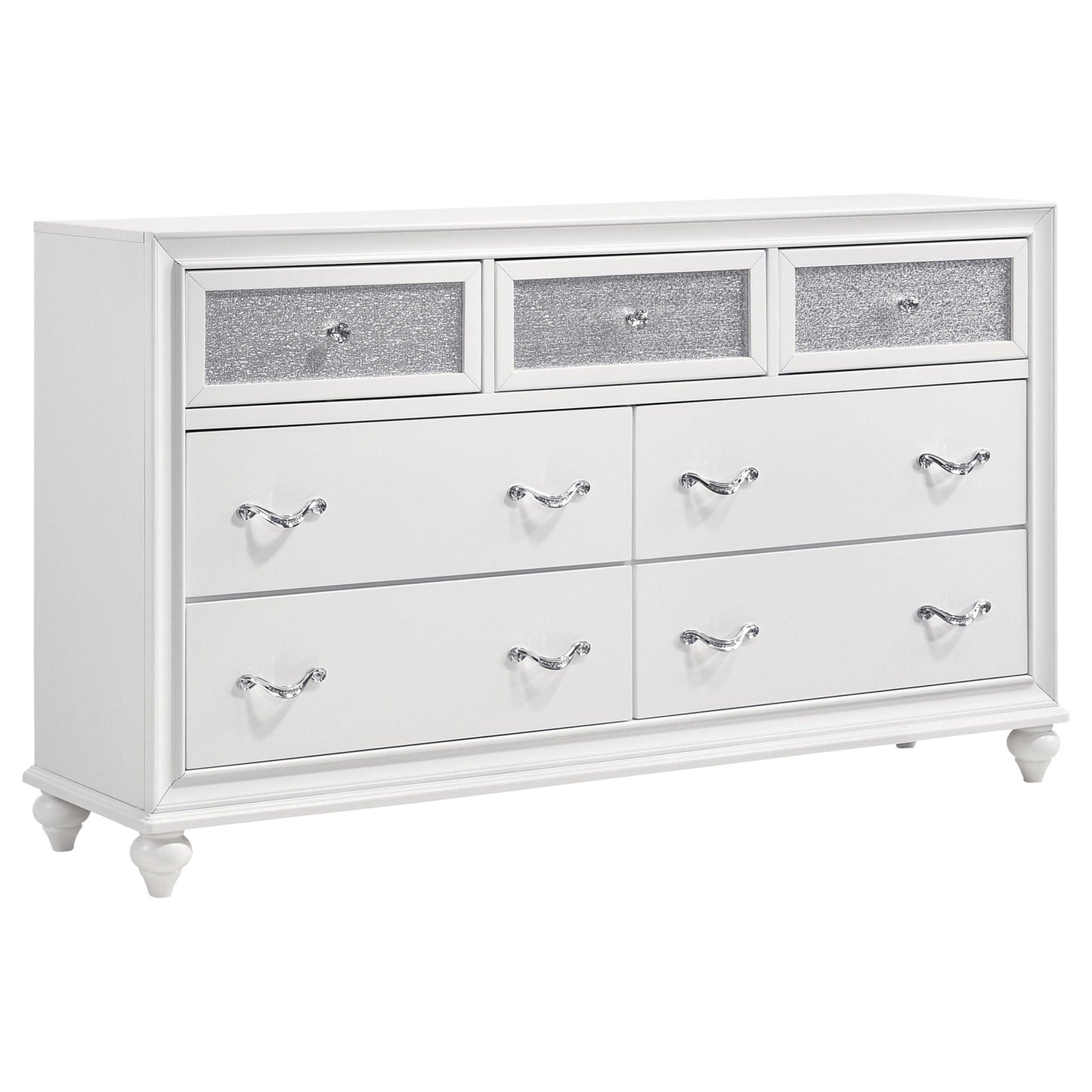 Randall Glitter And Crystal Queen Bedroom Set