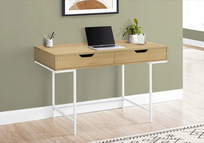 Computer Desk for Home Office with Marble Look