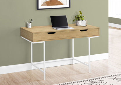 Writing desk with marble-look top and two storage drawers, HouseOfZazla on Tampa Home & Garden Store