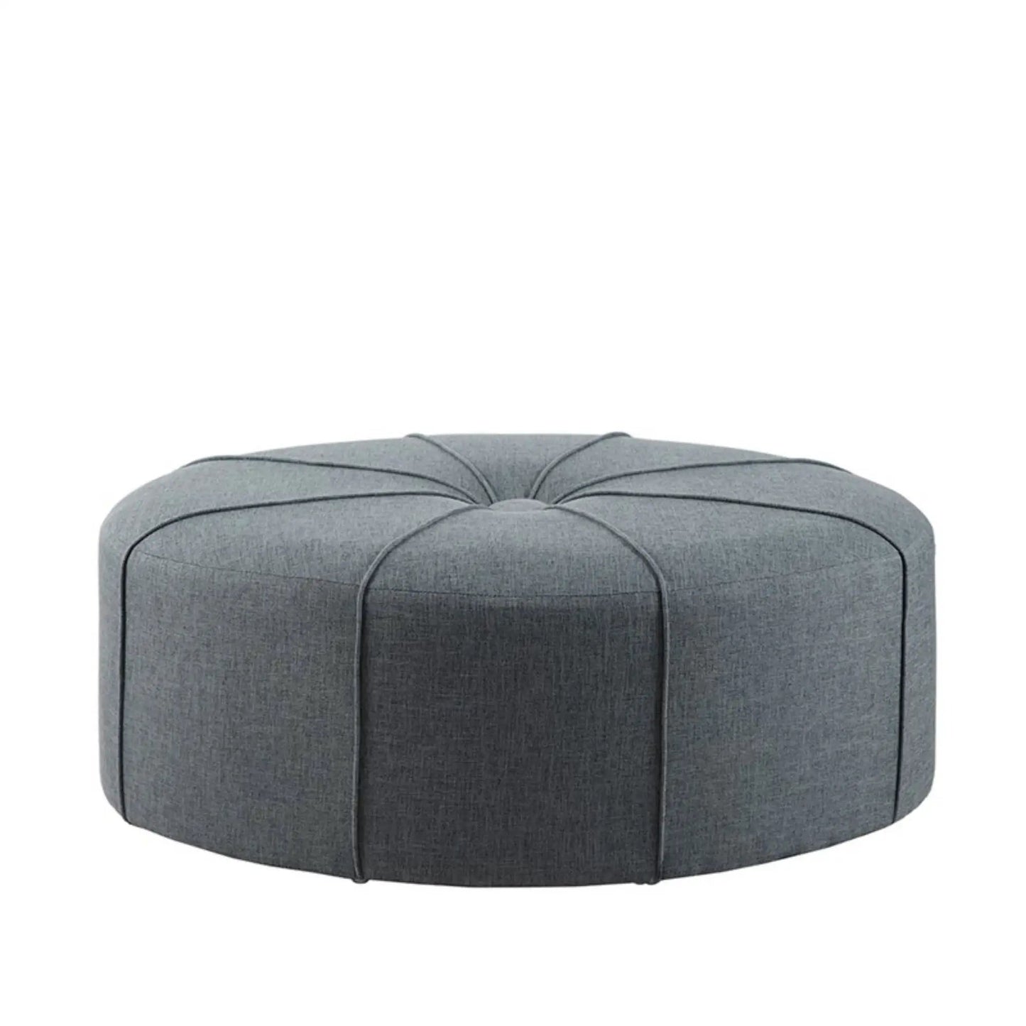 Modern Style Cocktail Ottoman with Tufted Center