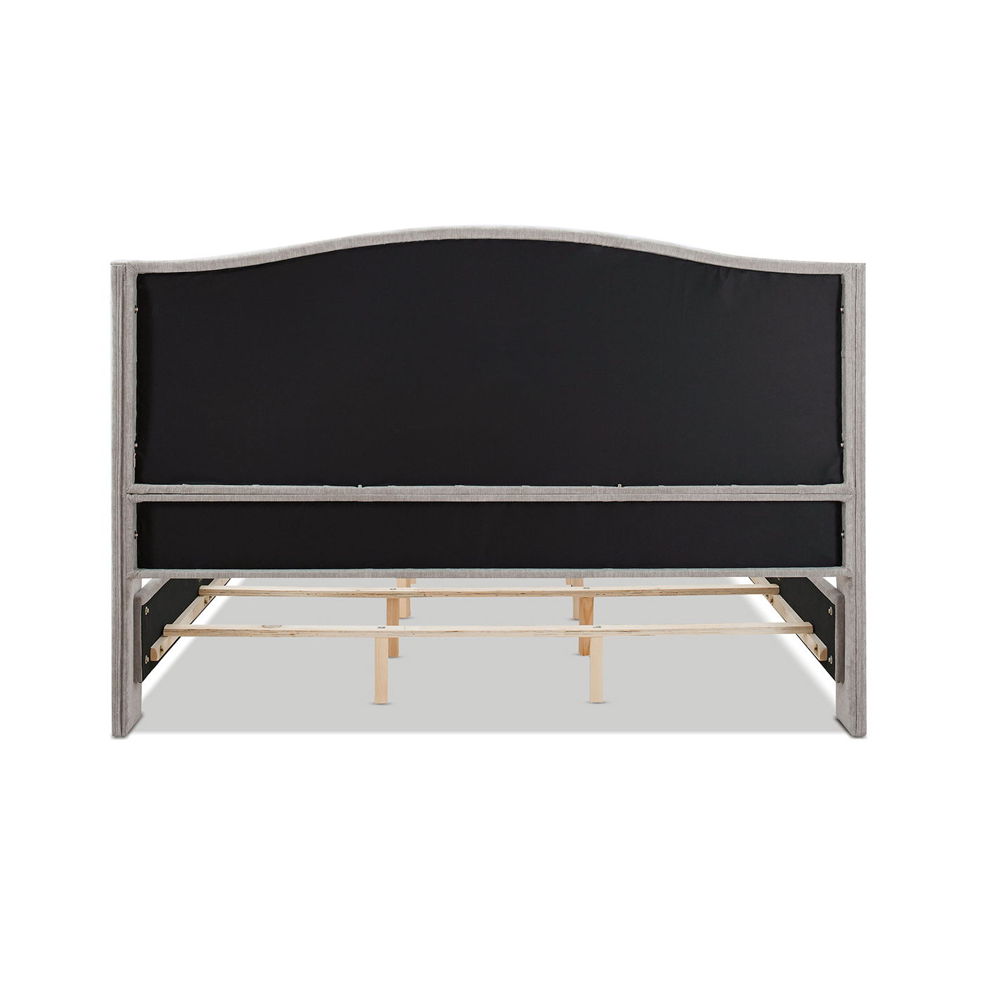 Solid Upholstered Bed Frame and Headboard Set