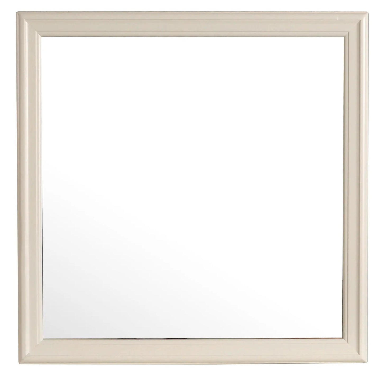 Traditional wall mirror with cream frame by Unique Piece Furniture on Tampa Home & Garden Store