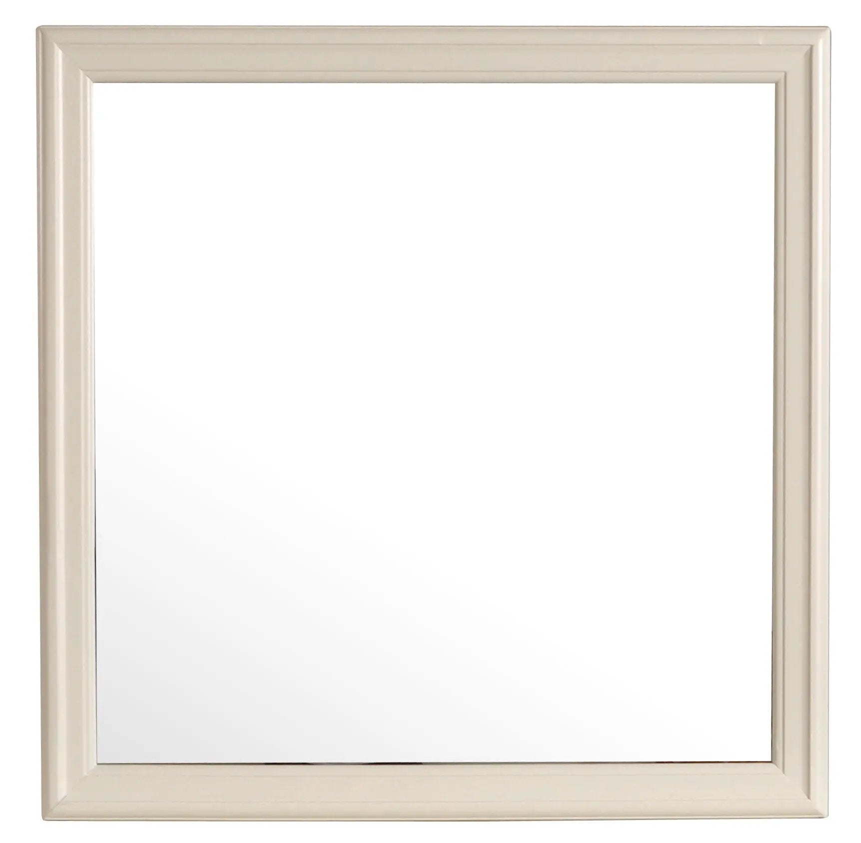 Traditional wall mirror with cream frame by Unique Piece Furniture on Tampa Home & Garden Store
