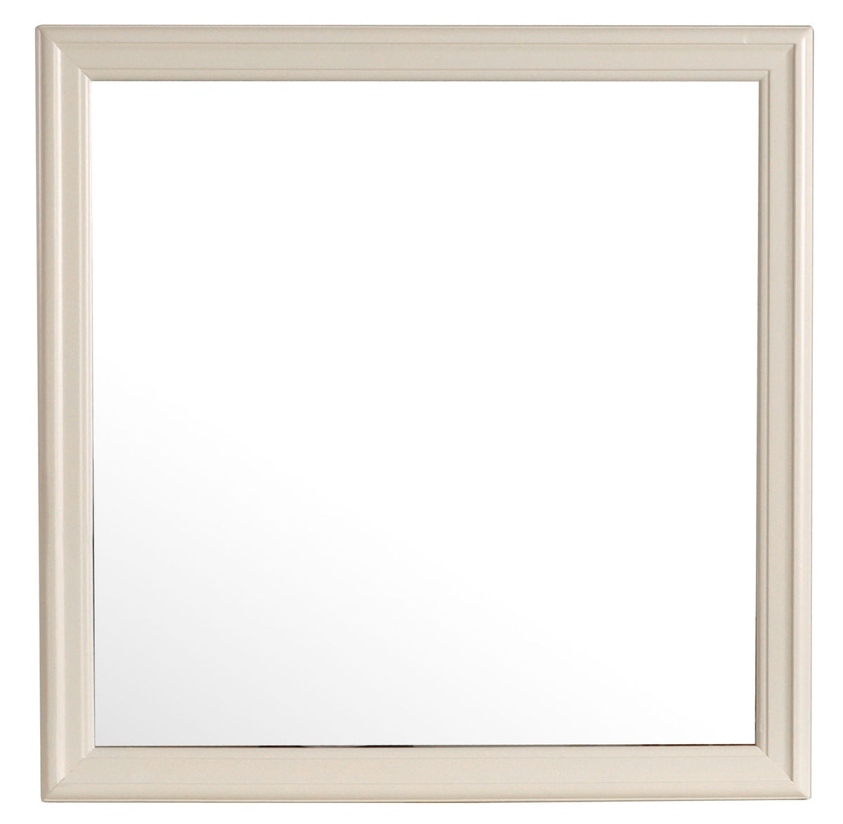 Traditional wall mirror with beige wood veneer frame by HouseOfZazla on Tampa Home & Garden Store