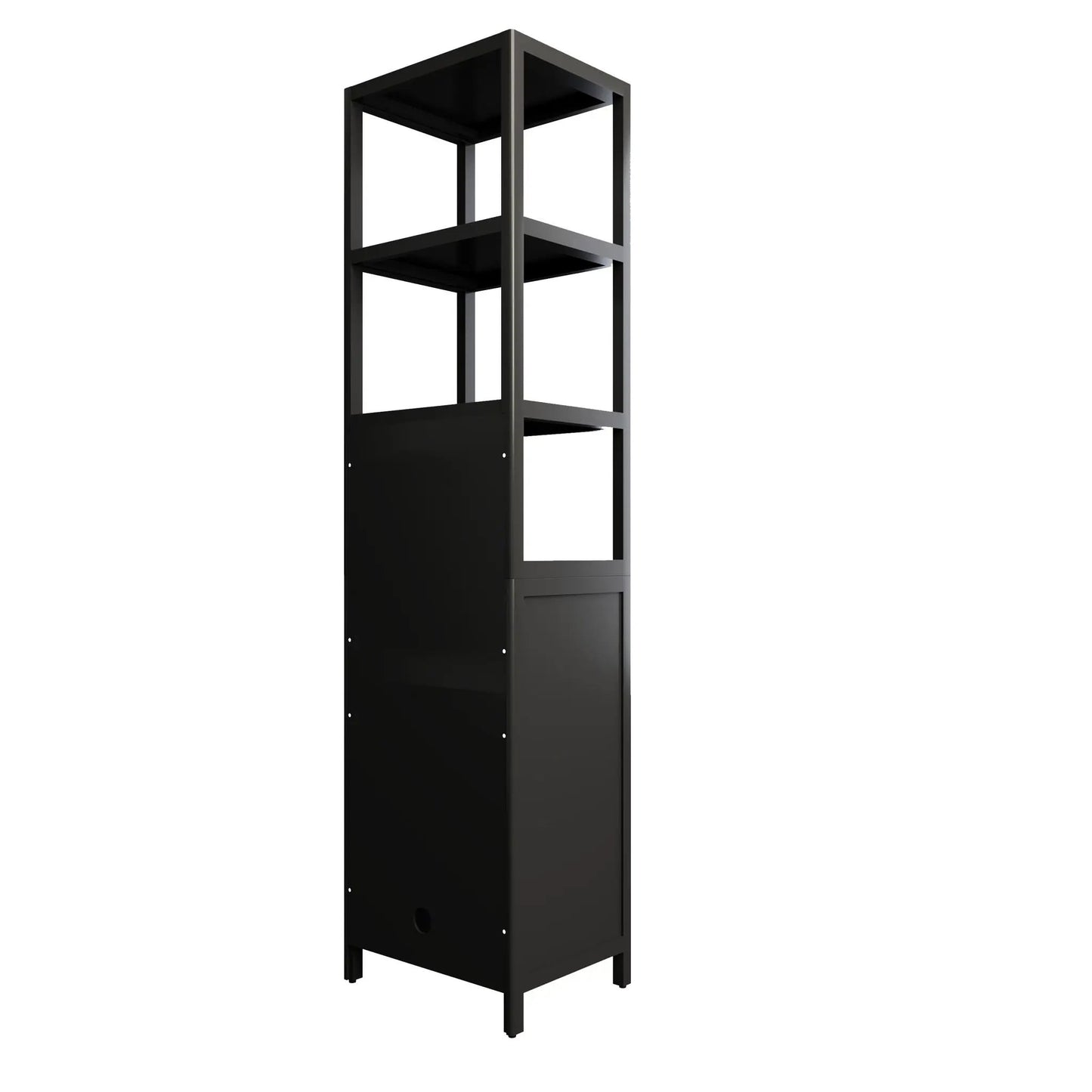 Storage Cabinet with Tall Tower for Bathroom