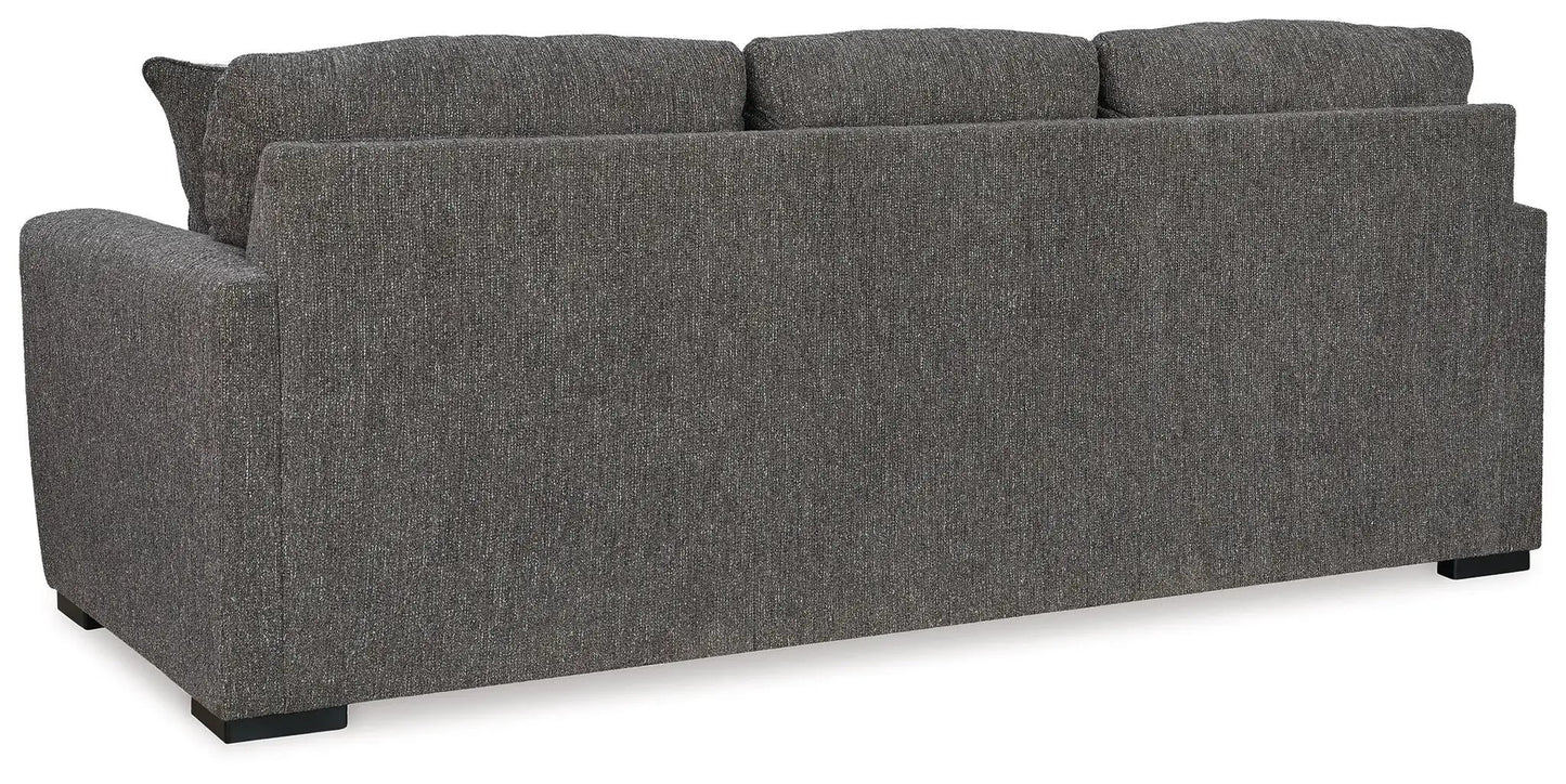 Gardiner Sofa Chaise in Pewter for Living Room