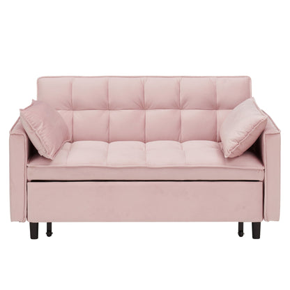 Large 3 In 1 Sofa Bed and Velvet Living Room