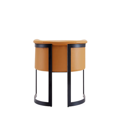 Corso dining chair with metal frame beige upholstery black legs HouseOfZazla on Tampa Home & Garden Store