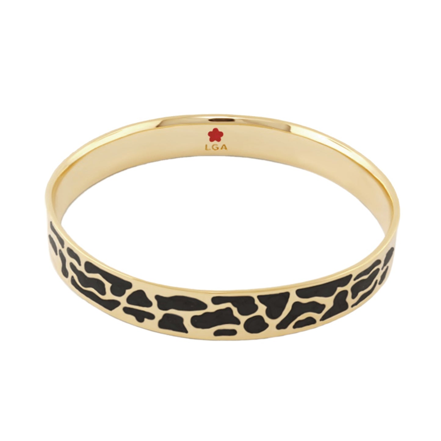 Animal Paradise Bangle giraffe print gold-tone bracelet by Lauren G Adams on Tampa Home & Garden Store