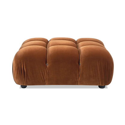 Marcel Bubble Modular Modern Cocktail Ottoman burnt orange velvet by Unique Piece Furniture on Tampa Home & Garden Store